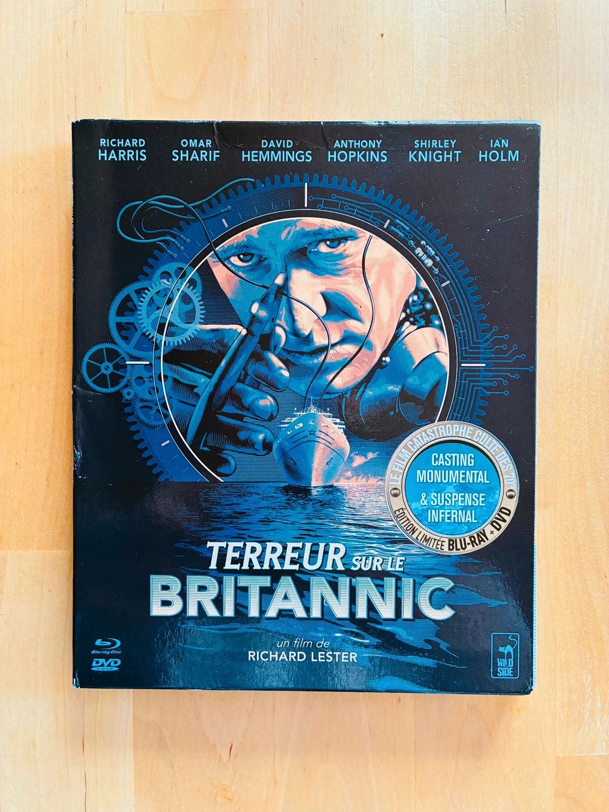 Coffret combo Blu-ray DVD Terreur sur le Britannic.